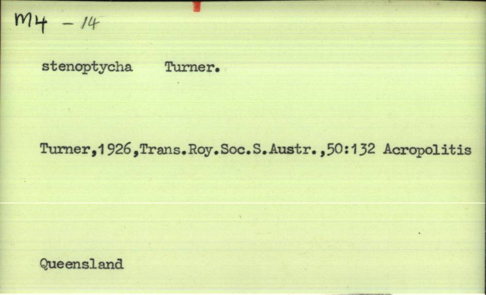 front of card